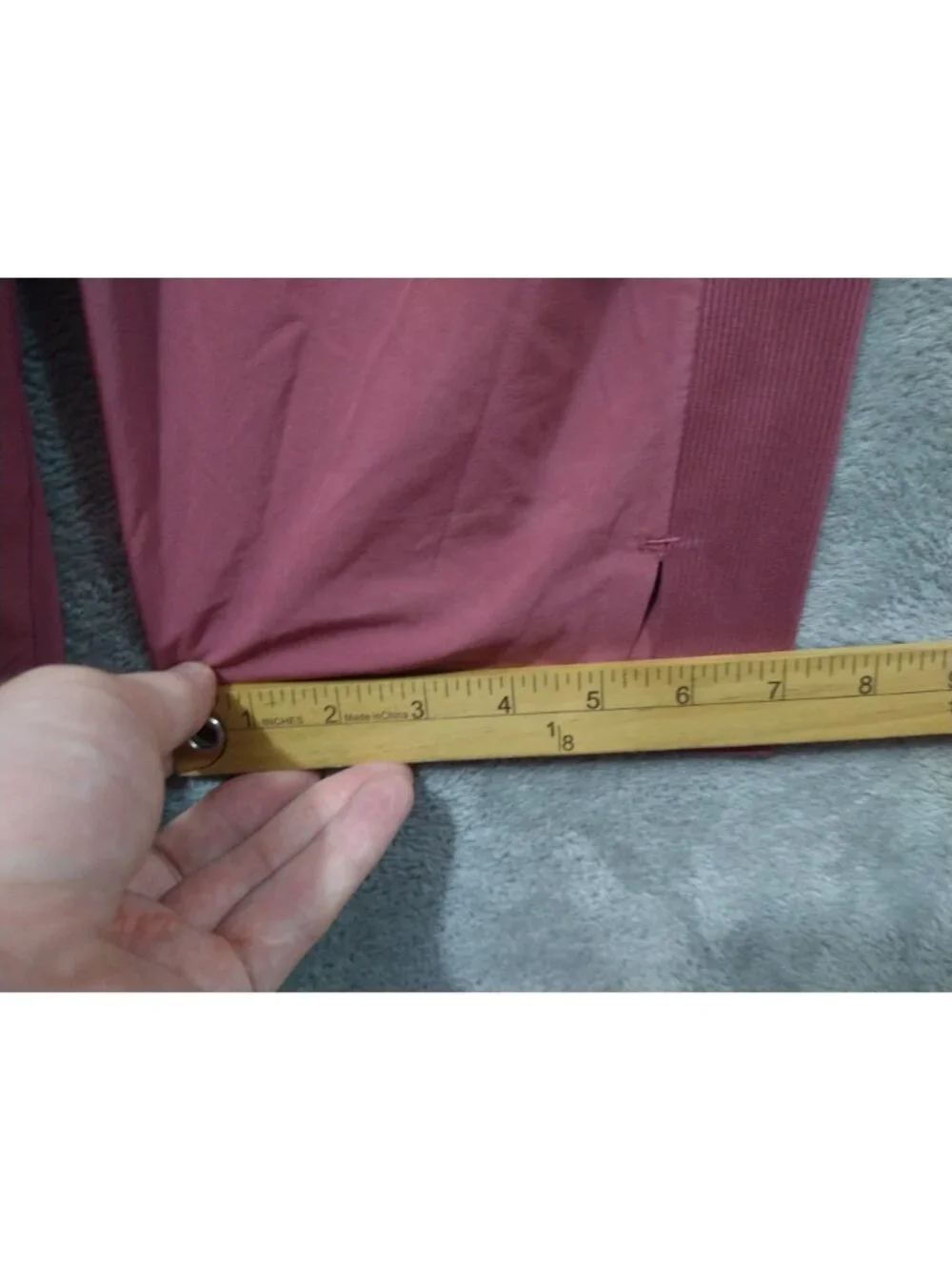 Athleta Pants Womens 14 Pink Brooklyn Mid Rise Ankle Tapered Leg Flat Front